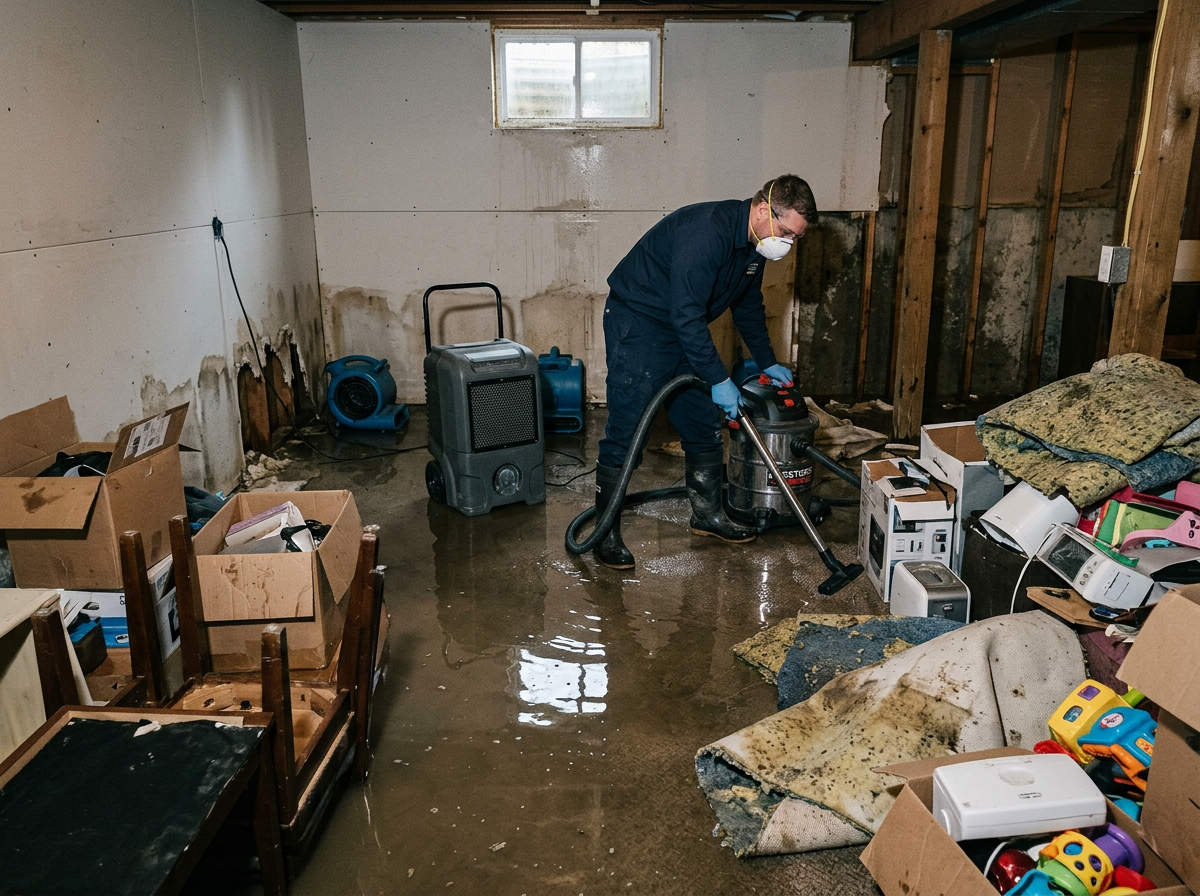 Average Cost of Flooded Basement Cleanup in Washtenaw County
