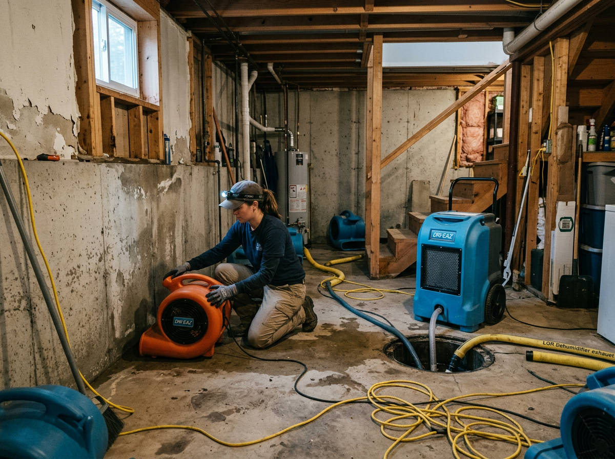 Drying Techniques for Basements in Michigan's Humid Fall Season
