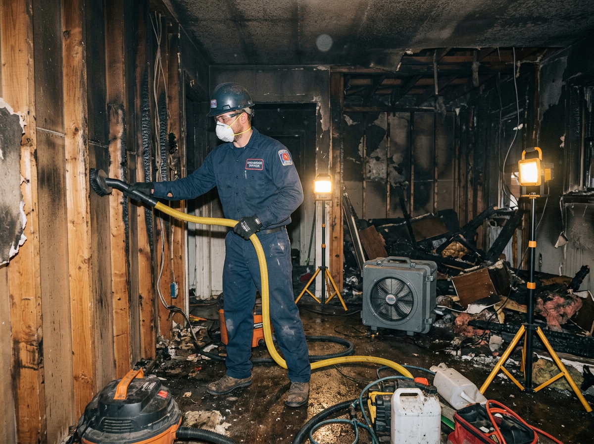 Fire Damage Restoration in Ypsilanti