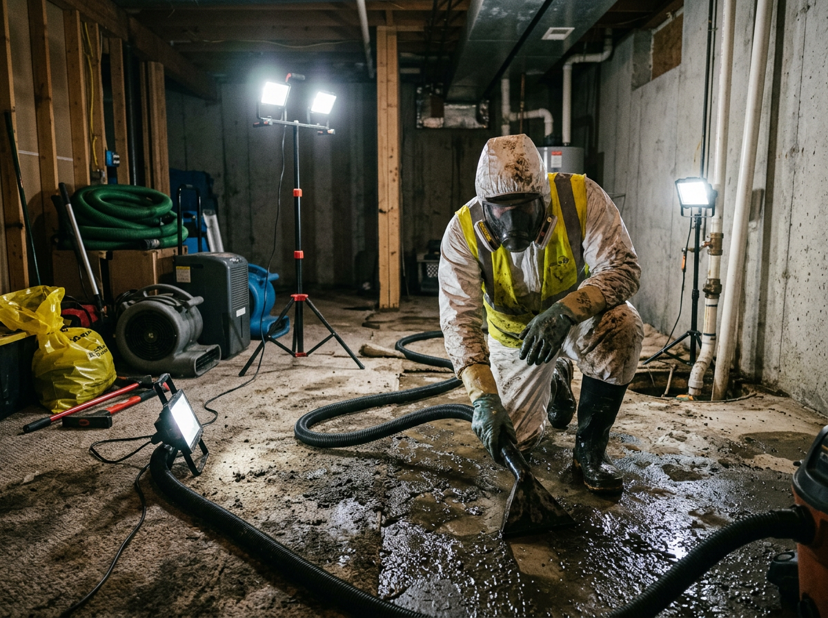 Sewage Backup Cleanup in Ypsilanti